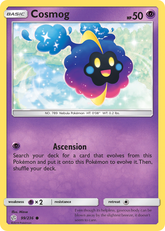 Cosmog 99/236 Sun & Moon Cosmic Eclipse