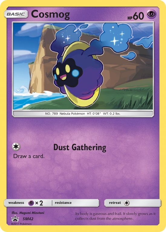 Cosmog SM42/156 Sun & Moon SM Black Star Promos