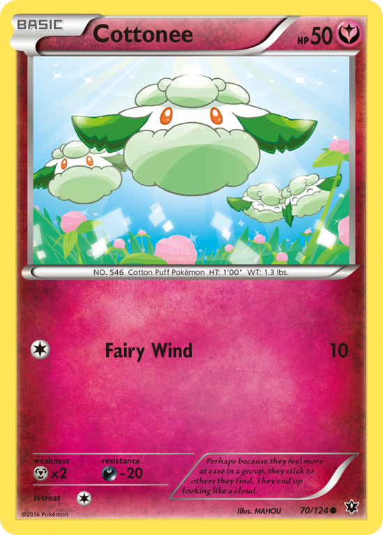 Cottonee 70/124 XY Fates Collide