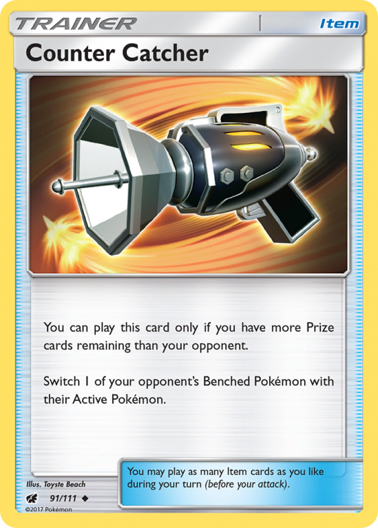 Counter Catcher 91/111 Sun & Moon Crimson Invasion