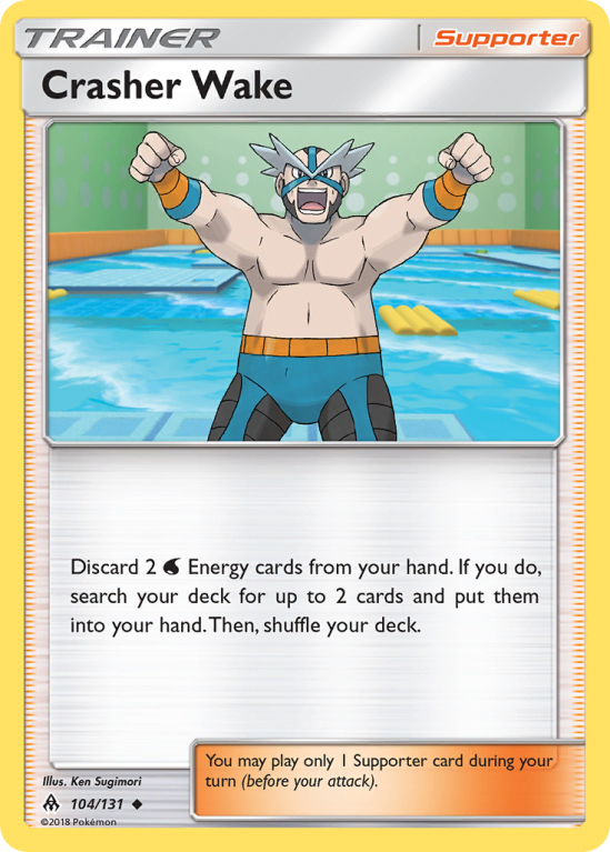 Crasher Wake 104/131 Sun & Moon Forbidden Light