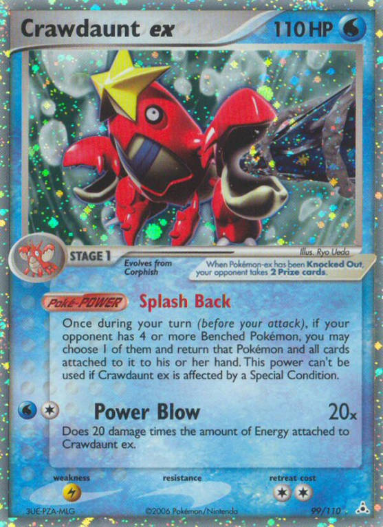 Crawdaunt ex 99/110 EX Holon Phantoms