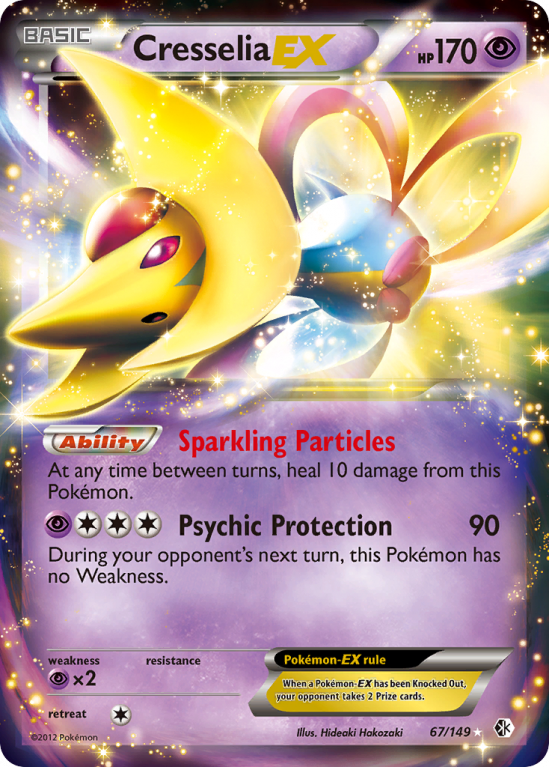 Cresselia-EX 67/149 Black & White Boundaries Crossed