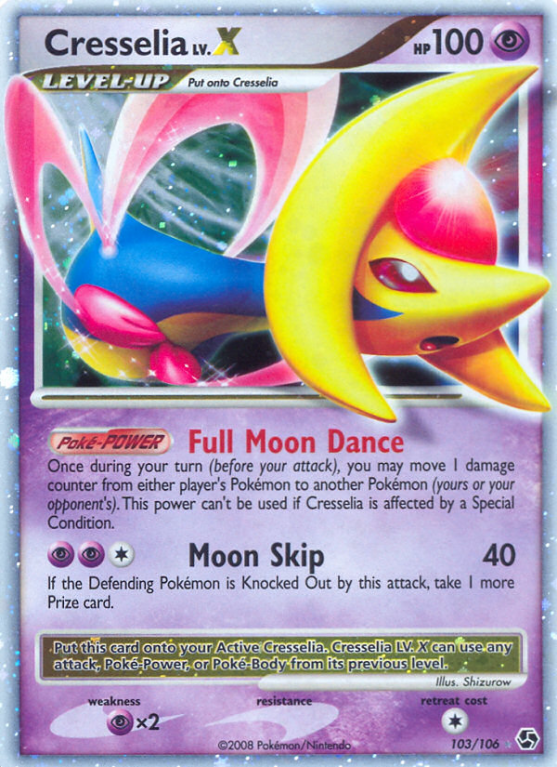 Cresselia LV.X 103/106 Diamond & Pearl Great Encounters