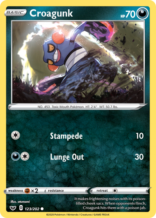 Croagunk 123/202 Sword & Shield Sword & Shield