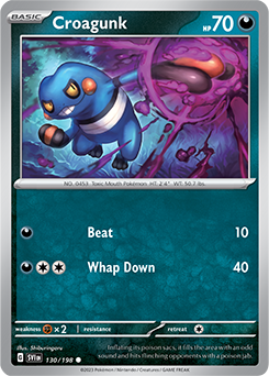 Croagunk 130/198 Scarlet & Violet Scarlet & Violet
