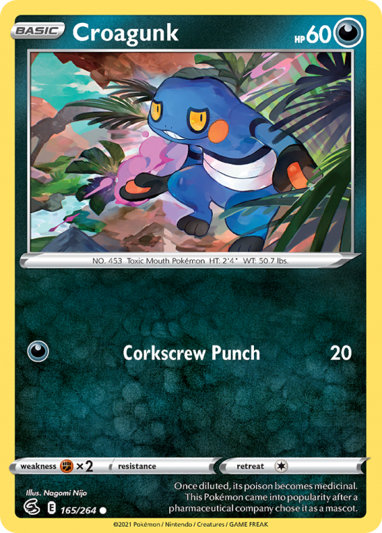 Croagunk 165/264 Sword & Shield Fusion Strike