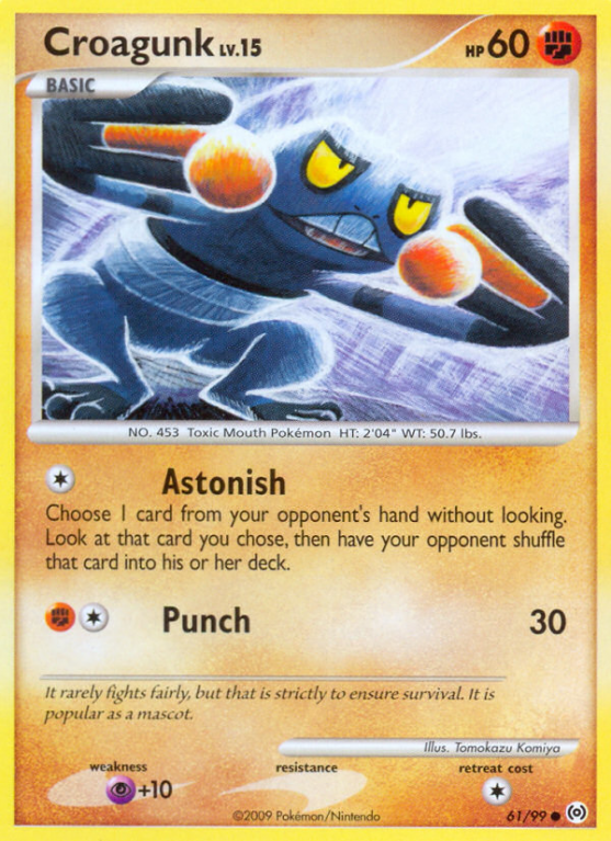 Croagunk 61/99 Platinum Arceus