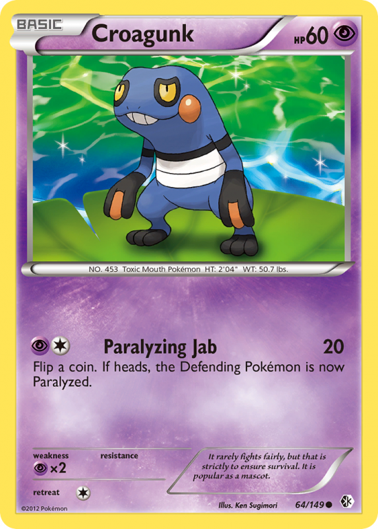 Croagunk 64/149 Black & White Boundaries Crossed