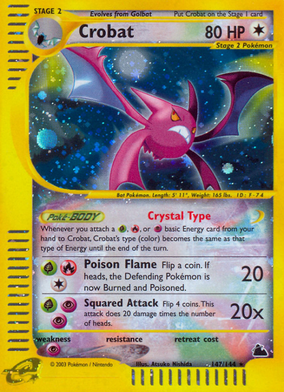 Crobat 147/182 E-Card Skyridge