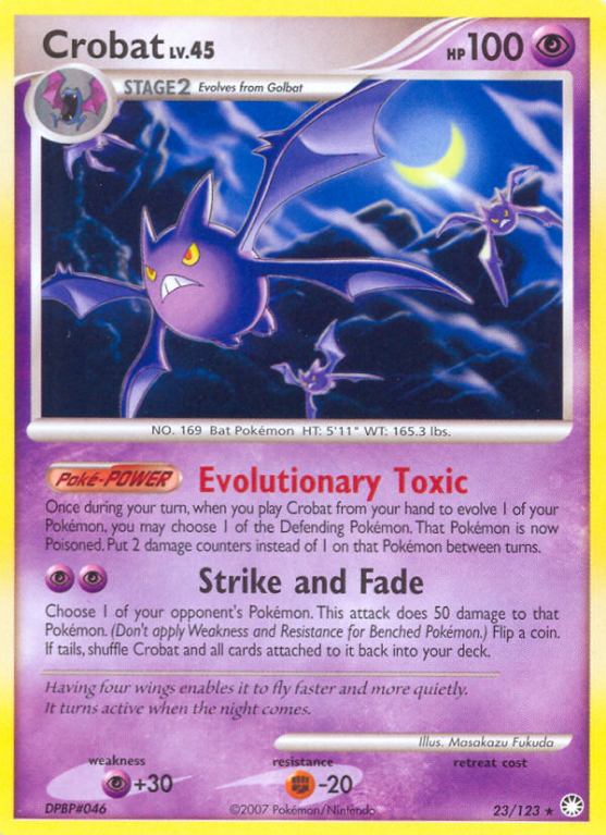Crobat 23/123 Diamond & Pearl Mysterious Treasures