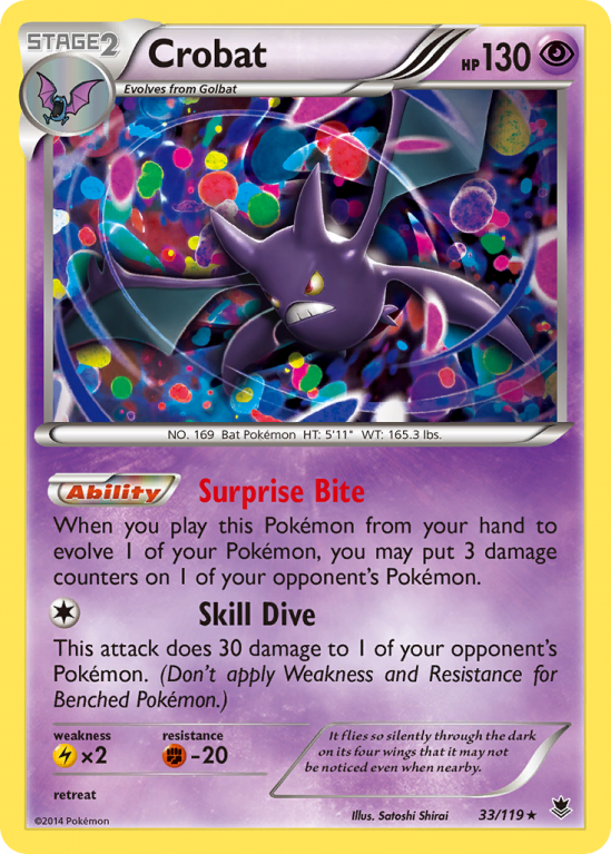 Crobat 33/119 XY Phantom Forces