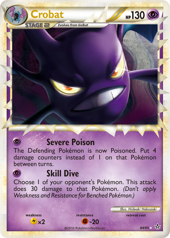 Crobat 84/95 HeartGold & SoulSilver HS—Unleashed