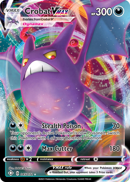 Crobat VMAX 45/72 Sword & Shield Shining Fates