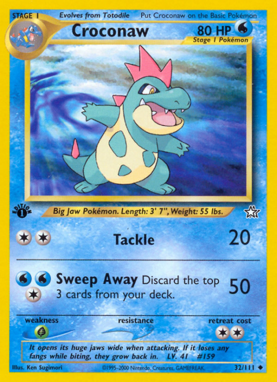 Croconaw 32/111 Neo Neo Genesis