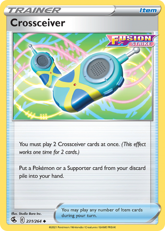 Crossceiver 231/264 Sword & Shield Fusion Strike