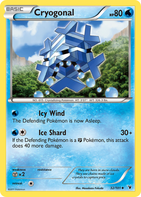 Cryogonal 32/101 Black & White Noble Victories