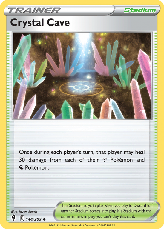 Crystal Cave 144/203 Sword & Shield Evolving Skies