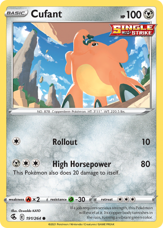 Cufant 191/264 Sword & Shield Fusion Strike