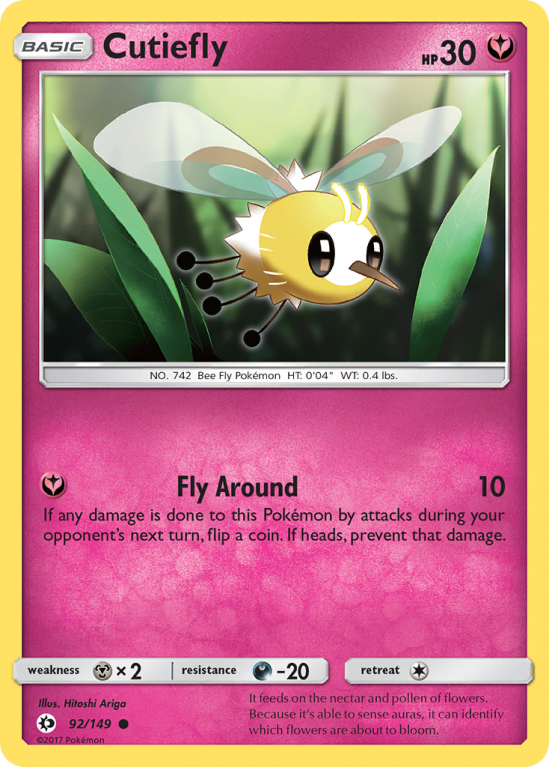 Cutiefly 92/149 Sun & Moon Sun & Moon