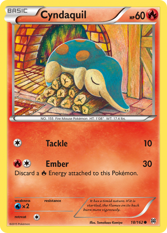 Cyndaquil 18/162 XY BREAKthrough