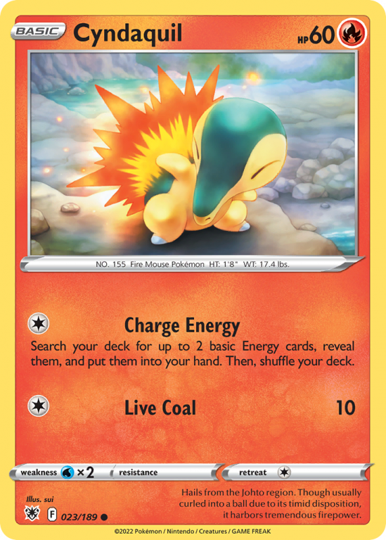 Cyndaquil 23/189 Sword & Shield Astral Radiance