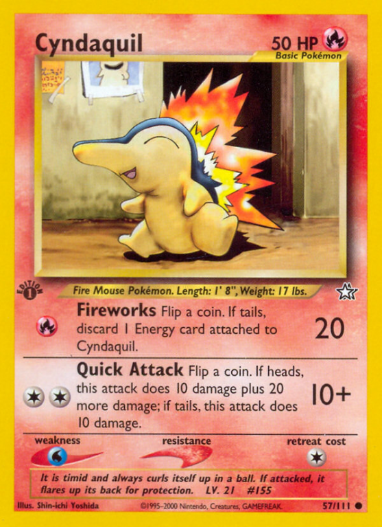 Cyndaquil 57/111 Neo Neo Genesis