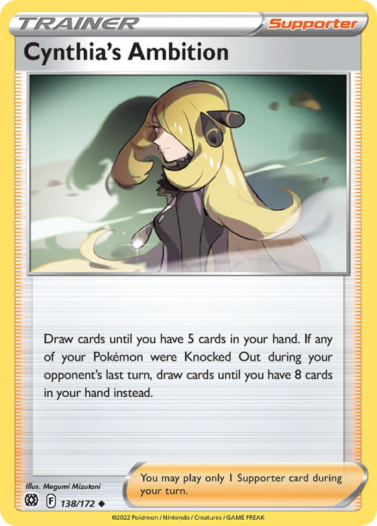 Cynthia's Ambition 138/172 Sword & Shield Brilliant Stars