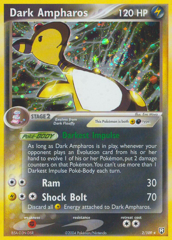Dark Ampharos 2/109 EX Team Rocket Returns