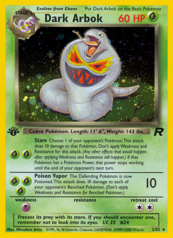 Dark Arbok 2/83 Base Team Rocket