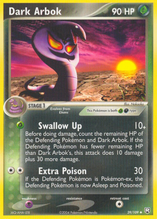 Dark Arbok 29/109 EX Team Rocket Returns