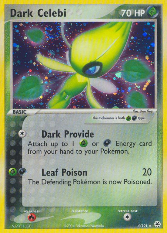 Dark Celebi 4/101 EX Hidden Legends