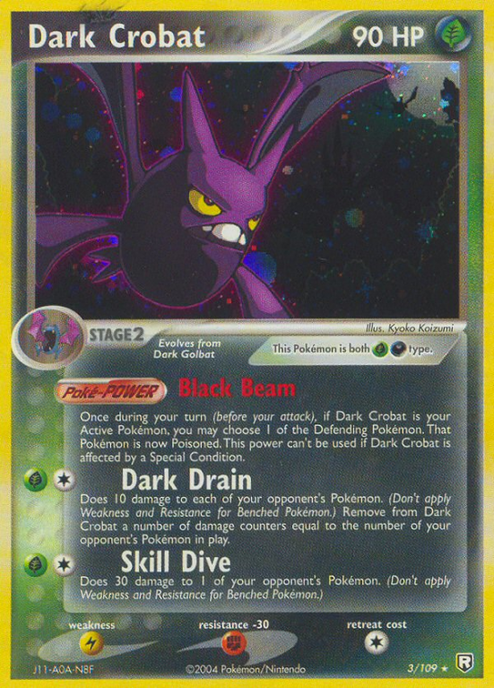 Dark Crobat 3/109 EX Team Rocket Returns