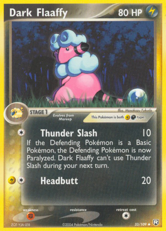 Dark Flaaffy 33/109 EX Team Rocket Returns
