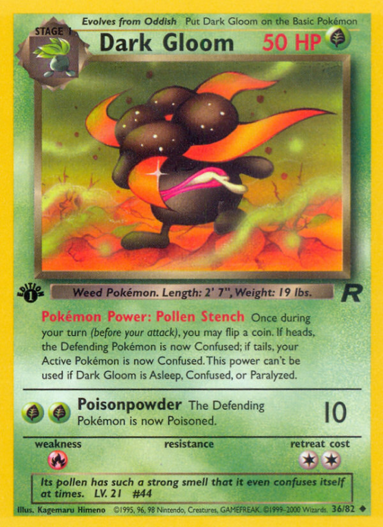 Dark Gloom 36/83 Base Team Rocket