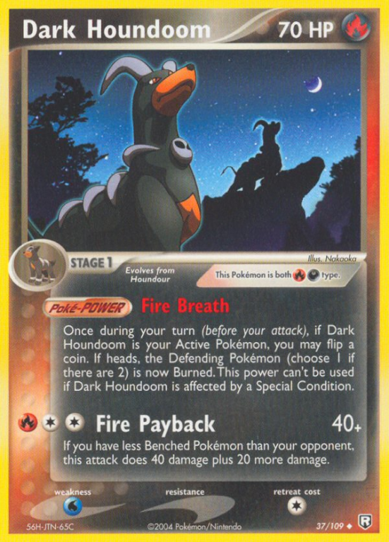 Dark Houndoom 37/109 EX Team Rocket Returns