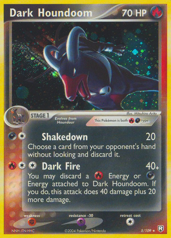 Dark Houndoom 5/109 EX Team Rocket Returns