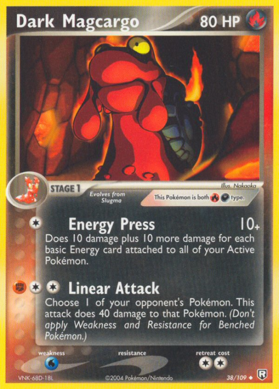 Dark Magcargo 38/109 EX Team Rocket Returns