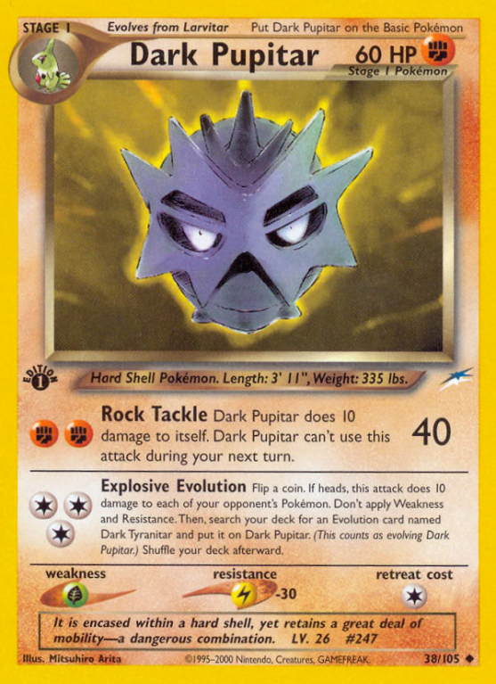 Dark Pupitar 38/113 Neo Neo Destiny
