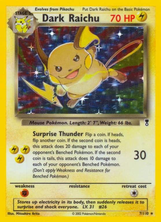 Dark Raichu 7/110 Other Legendary Collection