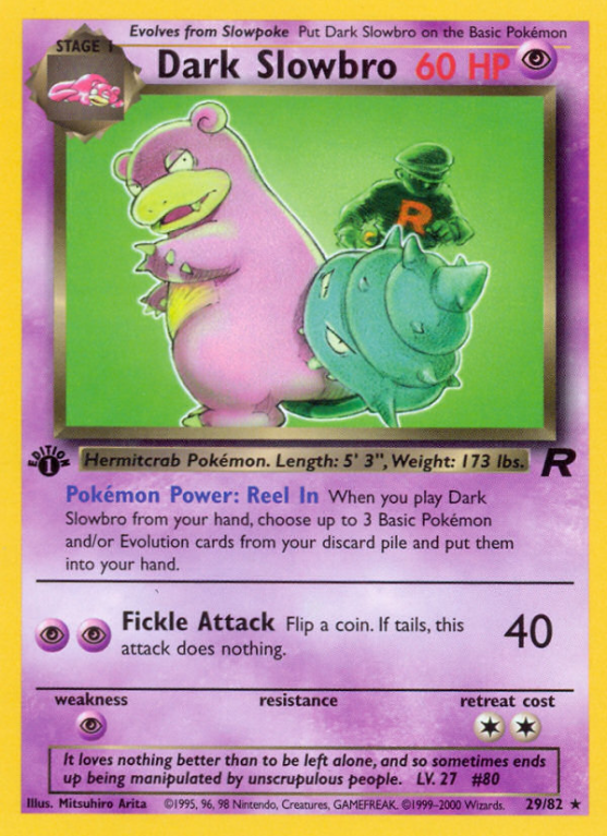 Dark Slowbro 29/83 Base Team Rocket