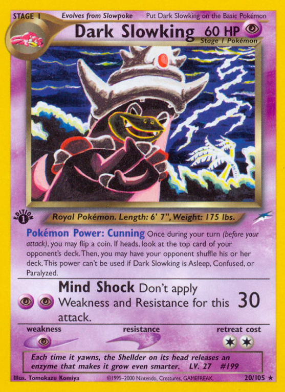 Dark Slowking 20/113 Neo Neo Destiny