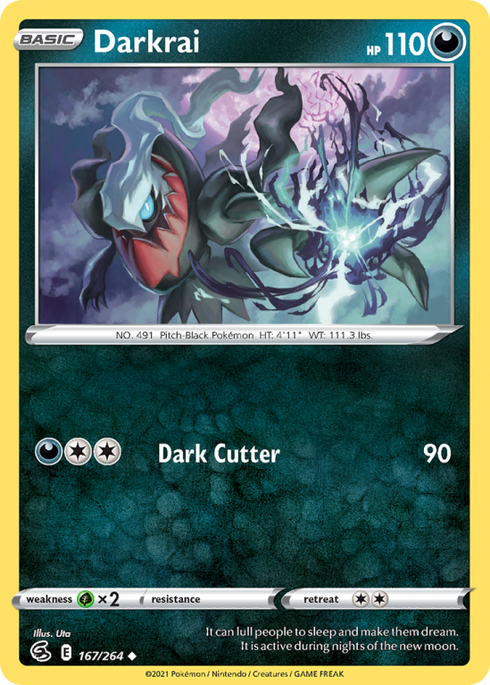 Darkrai 167/264 Sword & Shield Fusion Strike
