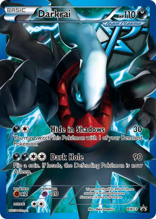 Darkrai BW73/101 Black & White BW Black Star Promos