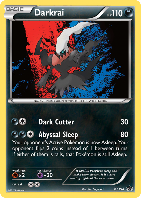 Darkrai XY194/183 XY XY Black Star Promos