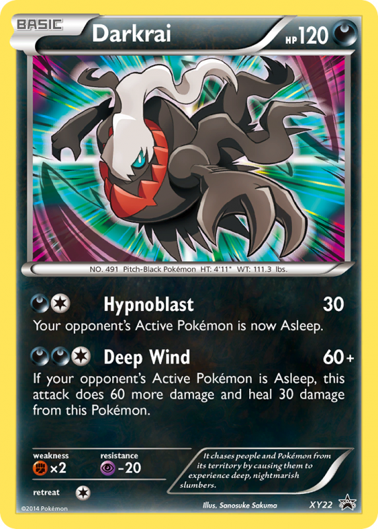 Darkrai XY22/183 XY XY Black Star Promos