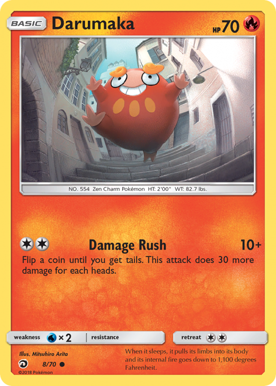 Darumaka 8/70 Sun & Moon Dragon Majesty