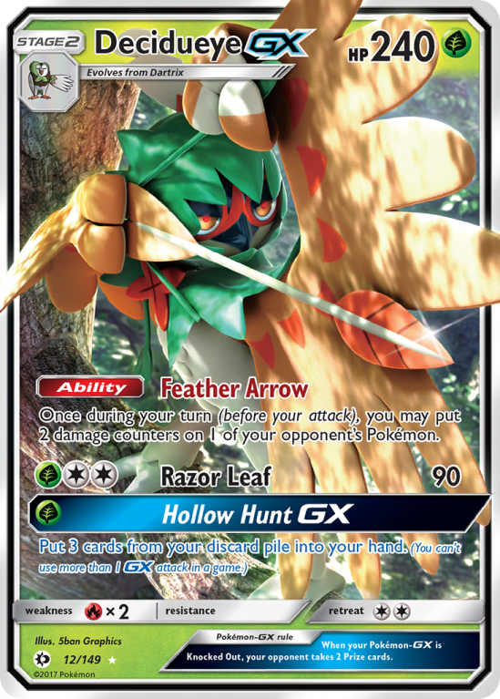 Decidueye-GX 12/149 Sun & Moon Sun & Moon