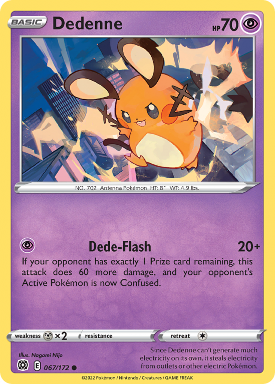 Dedenne 67/172 Sword & Shield Brilliant Stars