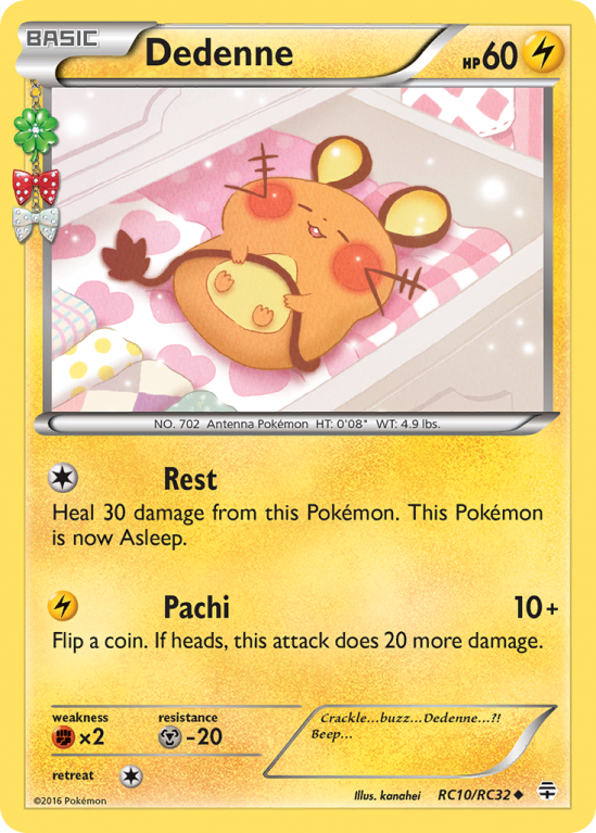 Dedenne RC10/115 XY Generations